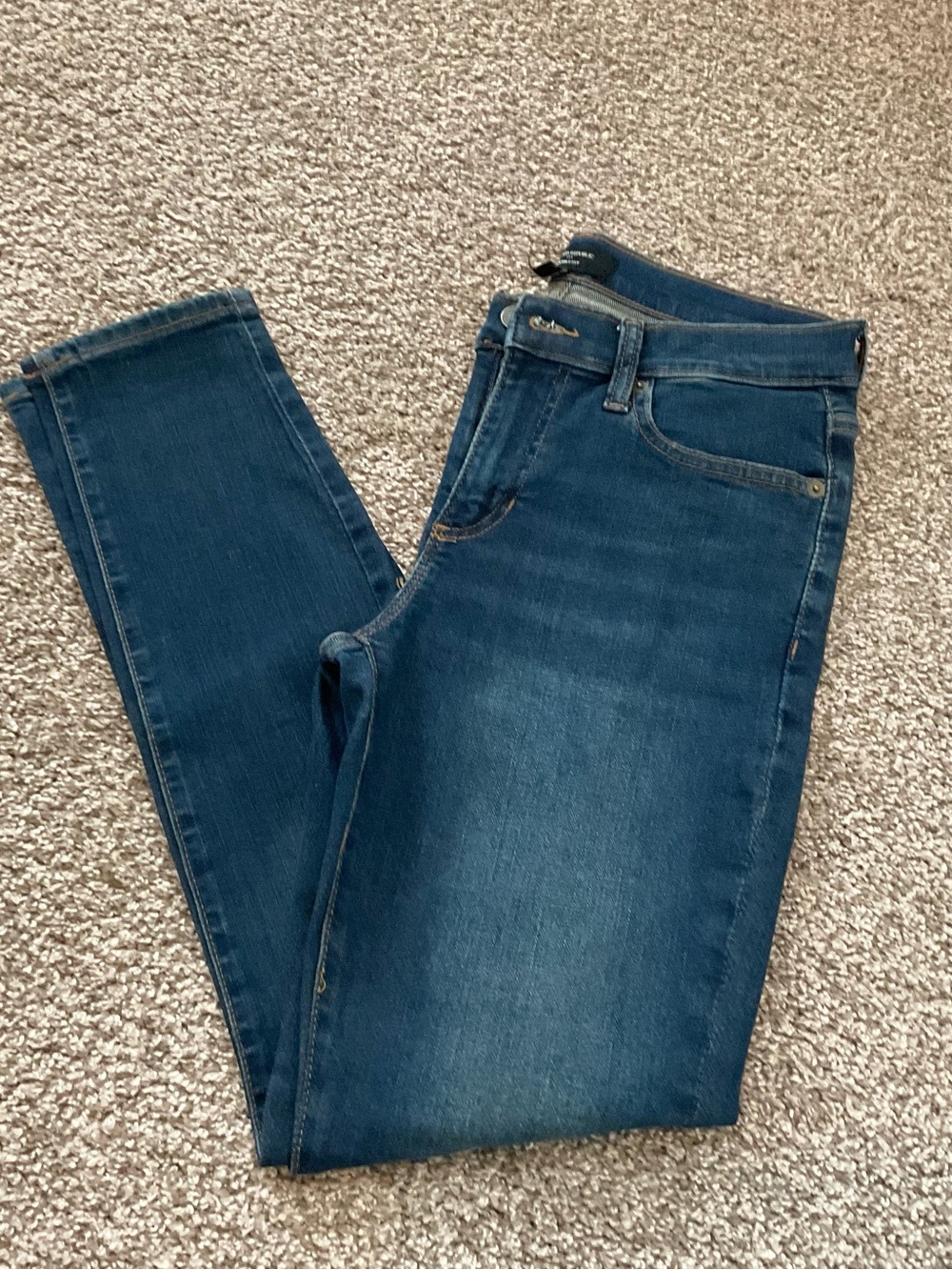 Banana Republic Women's Skinny Jeans - Dark Blue